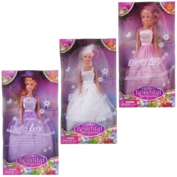 Кукла Defa Lucy в бальном платье с фатой, пластик, в ассортименте