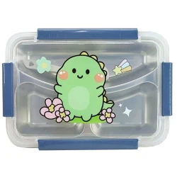 Lanç-boks lunch_102, plastik, 22x6x16 sm, göy