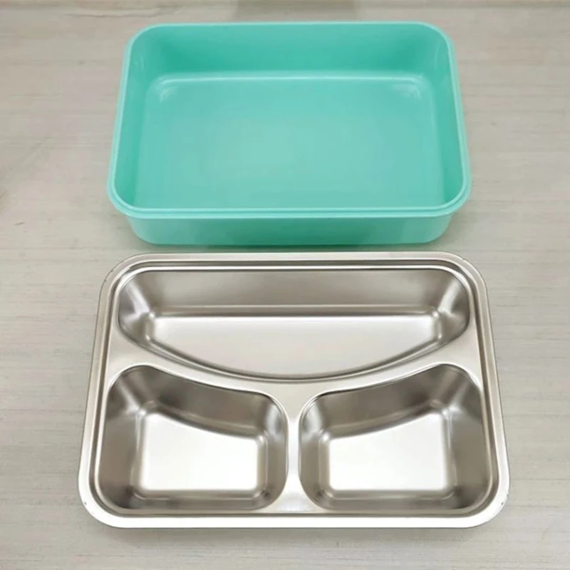 Lanç-boks lunch_102, plastik, 22x6x16 sm, göy