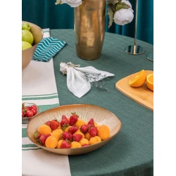 Фруктовница Serwant, 30 см, стекло, золотистый