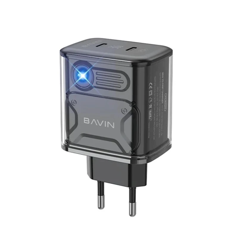 Сетевое зарядное устройство Bavin PC870Y 36W, Черный