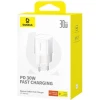 Сетевое зарядное устройство Baseus GaN5S 30 W, Белый Сетевое зарядное устройство Baseus GaN5S 30 W, Белый
