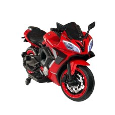 Uşaq elektrik motosikli SMR656, 2 motor, qırmızı - smr656