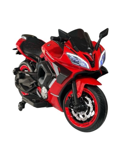 Uşaq elektrik motosikli SMR656, 2 motor, qırmızı - smr656