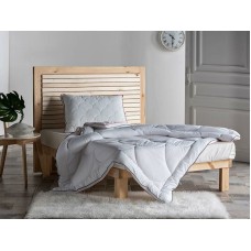 Yorğan Doqu Home, tək nəfərlik, bütün fəsillər üçün, mikrogel, ağ, 155x215 sm