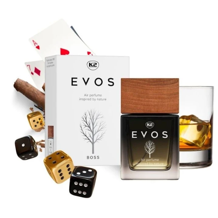 Ароматизатор для автомобиля K2 Evos Boss 50 мл Ароматизатор для автомобиля K2 Evos Boss 50 мл