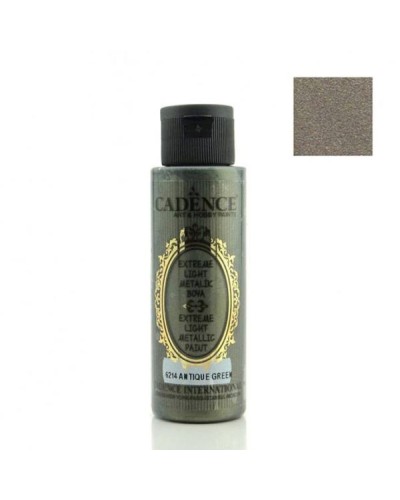 Akril boya-metallik Cadence Extreme Light Metallic 6214 Antique Green 70 ml
