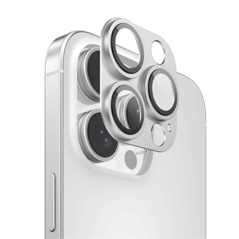 Защитная пленка для камеры Green Lion Camera Lens Protector для Apple iPhone 16 Pro/Pro Max - Silver Защитная пленка для камеры Green Lion Camera Lens Protector для Apple iPhone 16 Pro/Pro Max - Silver
