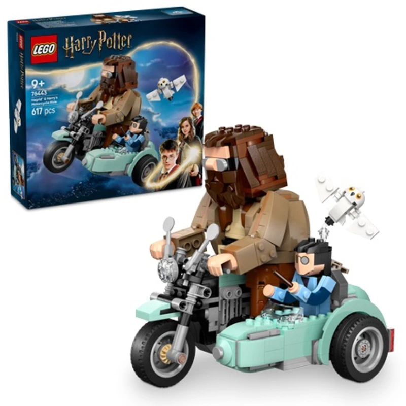 Конструктор LEGO Harry Potter Hagrid's and Harry's Motorcycle Ride 76443, 9+ лет, 617 элементов