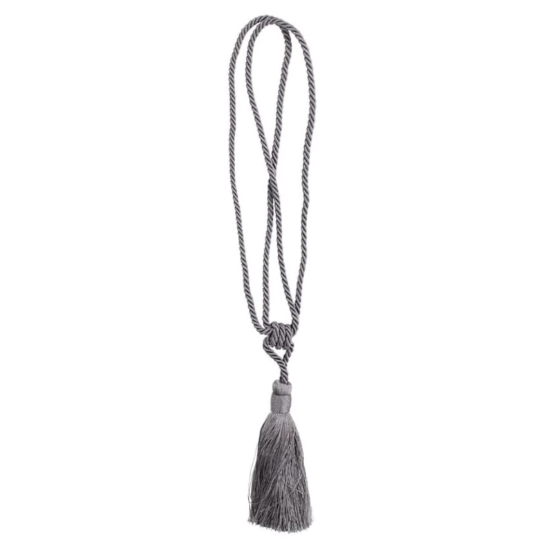 Держатель для штор JYSK Hvasser, 1 шт, 55 см, полиэстер, серый Держатель для штор JYSK Hvasser, 1 шт, 55 см, полиэстер, серый