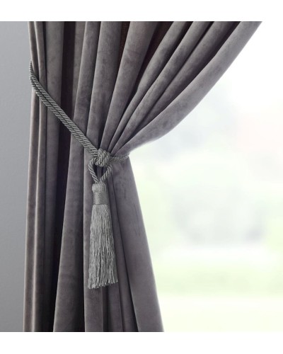 Pərdə tutacağı JYSK Hvasser, 1 əd, 55 sm, polyester, boz