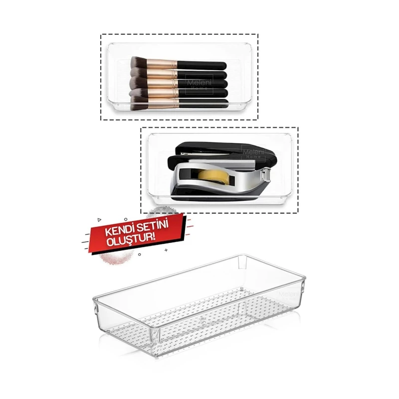 Органайзер Soft Chef scp-305, 30х15х5.5 см, пластик, прозрачный