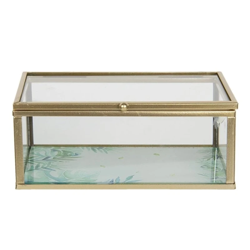 Bəzəklər üçün mücrü Clayre & Eef 6GL3013XS 14x8x6 sm, şüşə, şəffaf Bəzəklər üçün mücrü Clayre & Eef 6GL3013XS 14x8x6 sm, şüşə, şəffaf