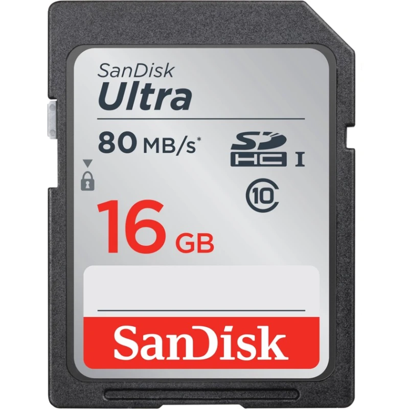 Карта памяти Sandisk Ultra SDHC UHS-I 16GB