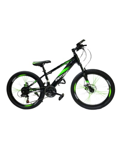Dağ velosipedi BMX_gr24, yaşıl/qara, ölçü 24