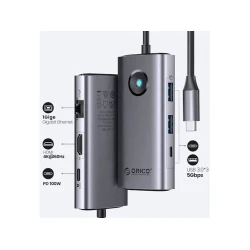 Док-станция Orico PW11-6PCR-GY-EP Док-станция Orico PW11-6PCR-GY-EP