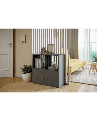 Stellaj Ev Plus 12115534, LDSP, boz, 75x35x75 sm