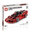 Сборная модель Senco Ferrari FXX Спорткар красная, 535 деталей