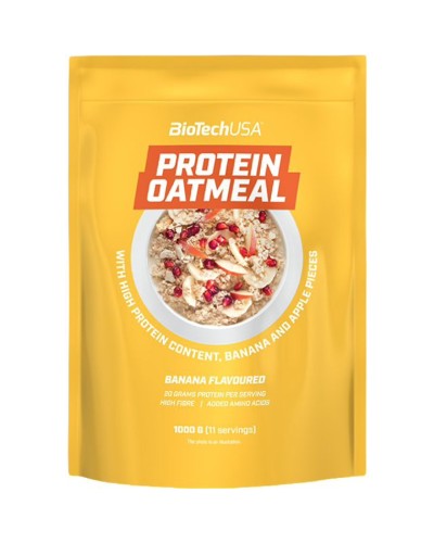 Qida əvəzləyicisi BioTechUSA Oatmeal Apple-Banana, 1000 q