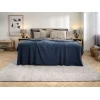 Покрывало JYSK JERNTRE, 160x220 см, флис, полиэстер, синий