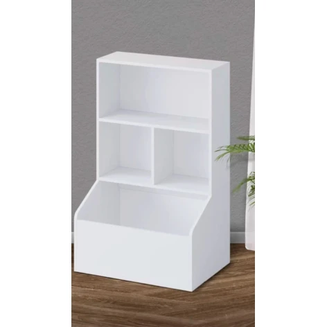 Детский шкаф для игрушек Ev Plus Luigi, ЛДСП, белый, 109x70x49 см Детский шкаф для игрушек Ev Plus Luigi, ЛДСП, белый, 109x70x49 см