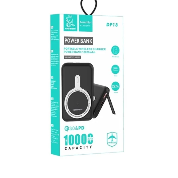 Внешний аккумулятор Denmen DP18 Black 10000mAh Внешний аккумулятор Denmen DP18 Black 10000mAh