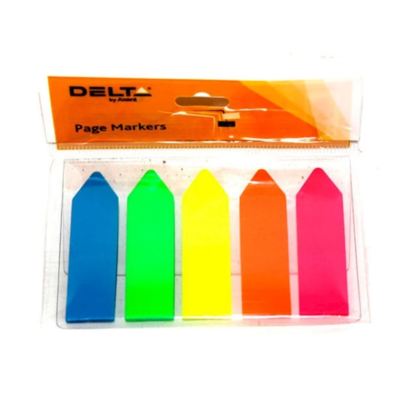 Самоклеющиеся закладки Axent Neon, 12x45 мм, 125 шт, разноцветный Самоклеющиеся закладки Axent Neon, 12x45 мм, 125 шт, разноцветный