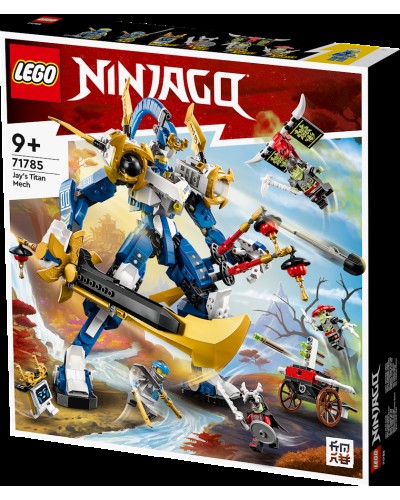 Konstruktor LEGO Ninjago Jay’s Titan Mech 71785, 9+ yaş, 794 əd