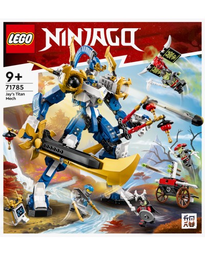 Konstruktor LEGO Ninjago Jay’s Titan Mech 71785, 9+ yaş, 794 əd