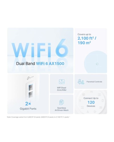 Wi-Fi adapter TP-Link Deco X10 AX1500 Mesh WiFi 6 (3-pack)