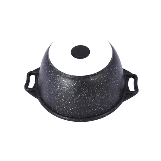 Кастрюля Kukmara Мраморная kmt22a, с крышкой, алюминий, черная, 20 см, 2 л Кастрюля Kukmara Мраморная kmt22a, с крышкой, алюминий, черная, 20 см, 2 л