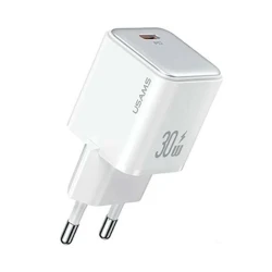Сетевое зарядное устройство USAMS CC186 USB-C 30 W, White