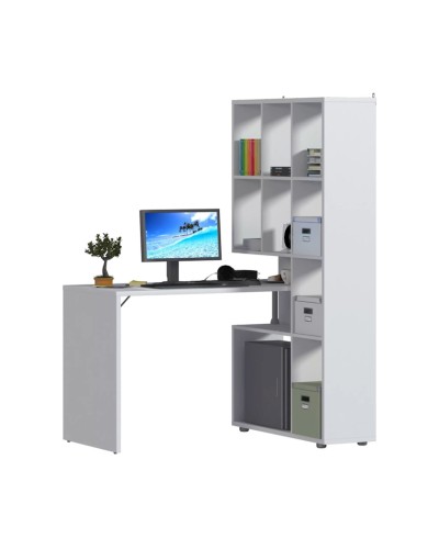 Yazı masası 3563_M2DeskStelWh Ağ, LDSP, 164.7x59x120.7 sm