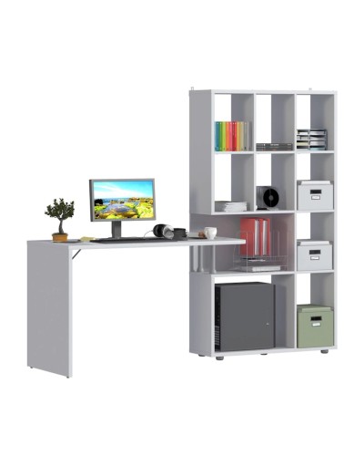 Yazı masası 3563_M2DeskStelWh Ağ, LDSP, 164.7x59x120.7 sm