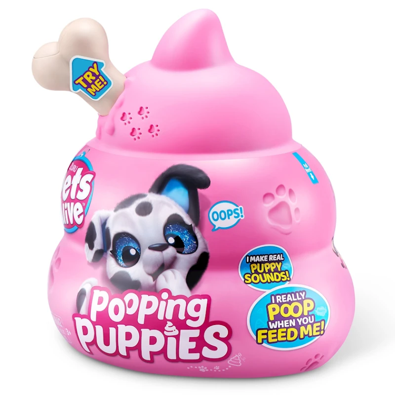Мягкая игрушка сюрприз Zuru Pets Alive Pooping Puppies, от 3 лет, товар в ассортименте Мягкая игрушка сюрприз Zuru Pets Alive Pooping Puppies, от 3 лет, товар в ассортименте
