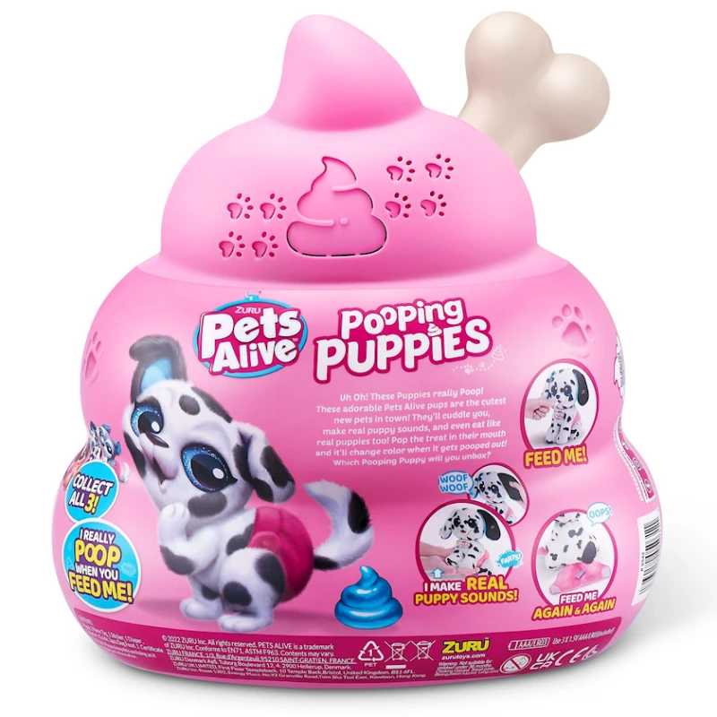 Мягкая игрушка сюрприз Zuru Pets Alive Pooping Puppies, от 3 лет, товар в ассортименте Мягкая игрушка сюрприз Zuru Pets Alive Pooping Puppies, от 3 лет, товар в ассортименте