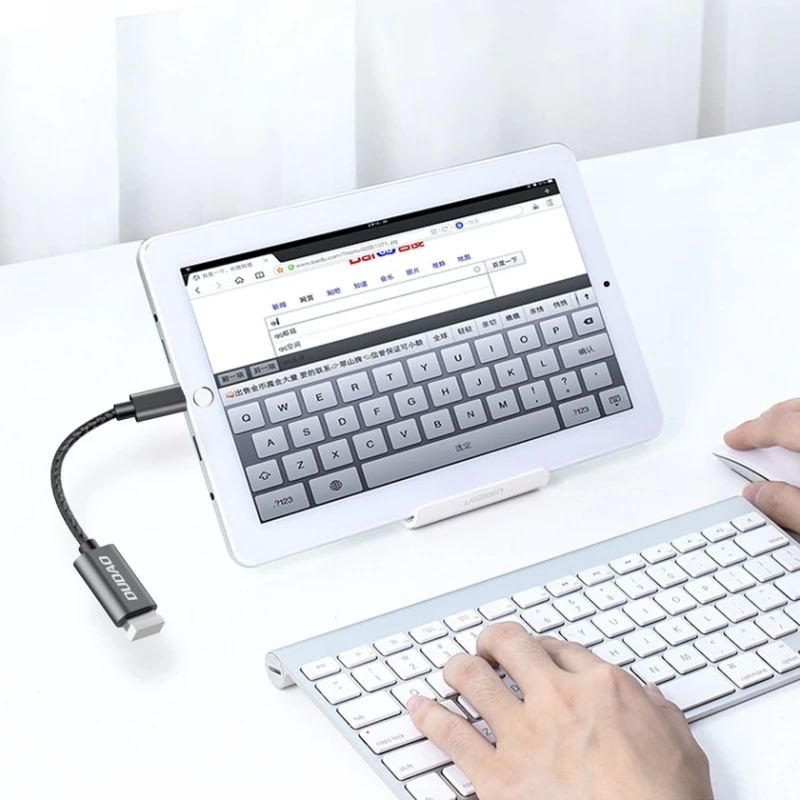 Adapter Dudao L15i OTG Lightning to USB, Qara