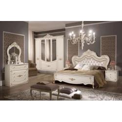 Спальный гарнитур Slonim mebel Adel Yod-52, бежевый Спальный гарнитур Slonim mebel Adel Yod-52, бежевый