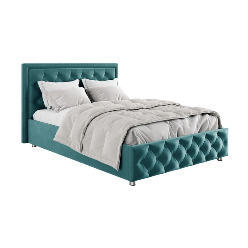 Bir yarımlıq yataq Art_ikili_yataq 33, laminat, firuzəyi, 200x160x120 sm