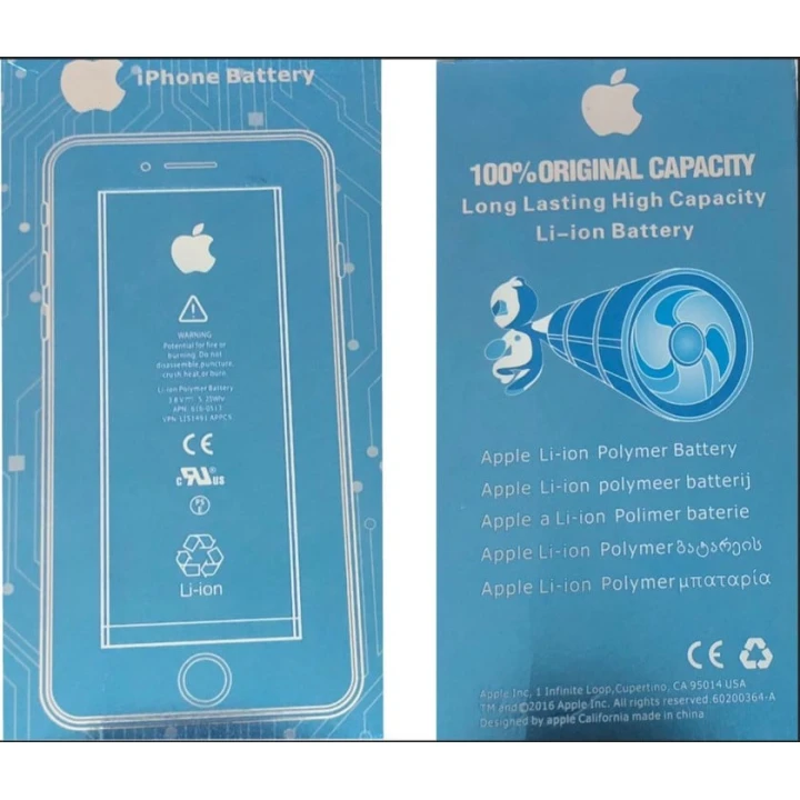 Batareya Lİ-İON iPhone 8 1821 mah Teledoctor