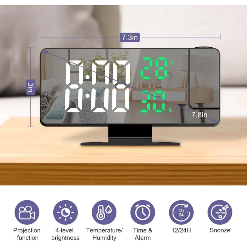 Elektron saat Oqimax, metal, qara