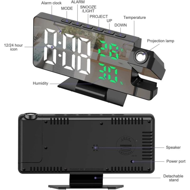Elektron saat Oqimax, metal, qara