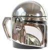 Fincan 3D Mandalorian, keramika, gümüşü, 500 ml
