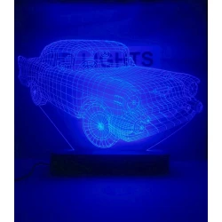 3D-gecə lampası TVG-01, 20x14 sm, göy