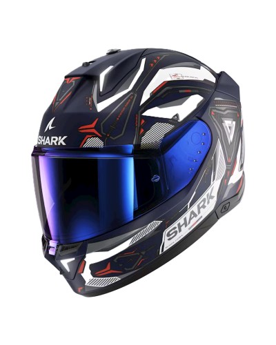 Motosikl dəbilqəsi Shark Skwal i3 Linik HE0823EBWRXL, ölçü XL, göy