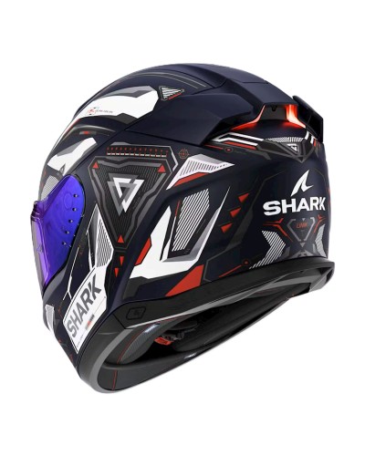 Motosikl dəbilqəsi Shark Skwal i3 Linik HE0823EBWRXL, ölçü XL, göy