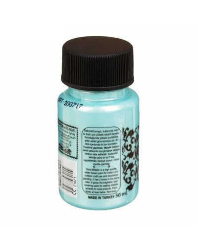 Akril boya-metallik Cadence Dora Metallic Paint 153 Mint 50 ml