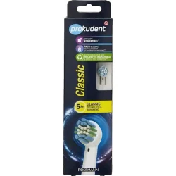 Насадка для электрической зубной щетки Prokudent Classic, очищение десен до 6 раз лучше, 5 шт