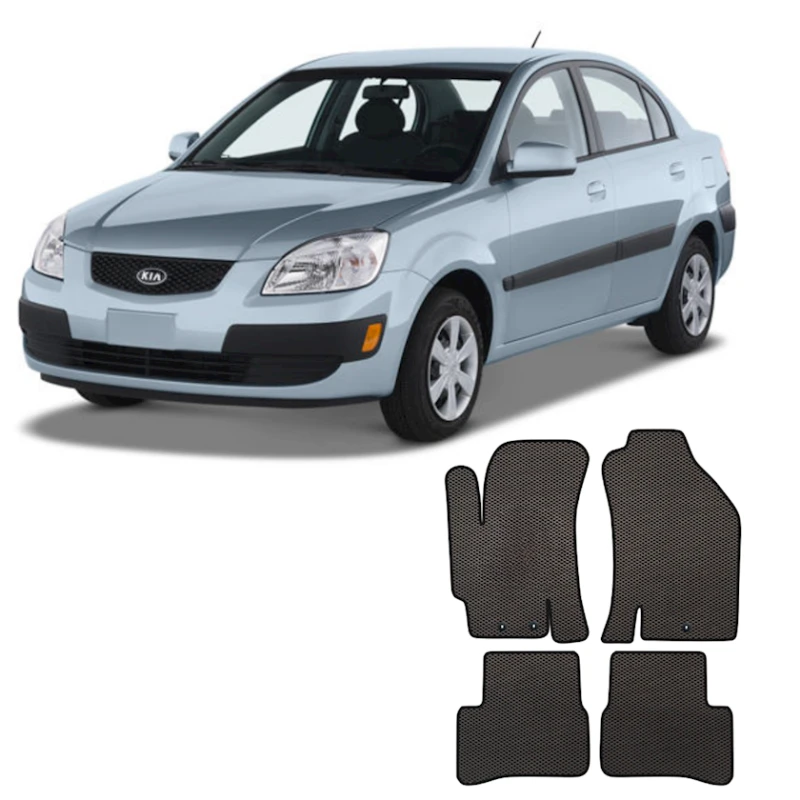 Комплект ковриков для машины Eva Kia Rio 2008 Комплект ковриков для машины Eva Kia Rio 2008