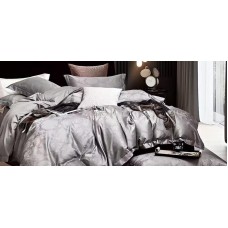 Yataq dəsti Maison Dor homestore_vm649, yorğan üzü 200x220 sm, mələfə 240x260 sm, yastıq üzü (2 əd) 50x70 sm, ikinəfərlik, satin, boz